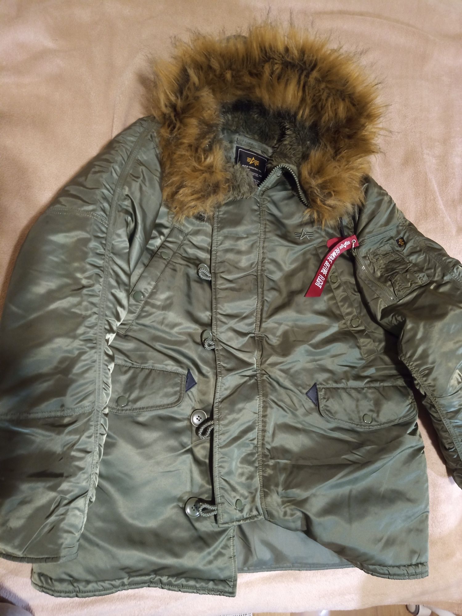 Alpha Industries N-3B Parka Sage Green size M-l alaska