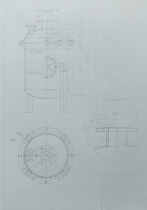 Rysunek Techniczny OŁÓWKIEM