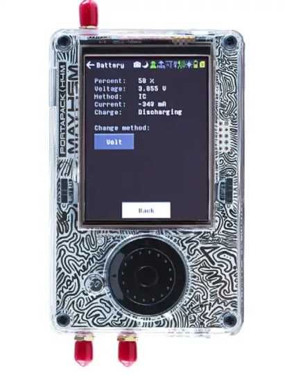 SDR радіостанція HackRF One Portapack H4M Mayhem 2.0.2