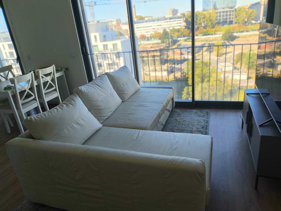 Sofá-Cama IKEA Friheten em Branco Único