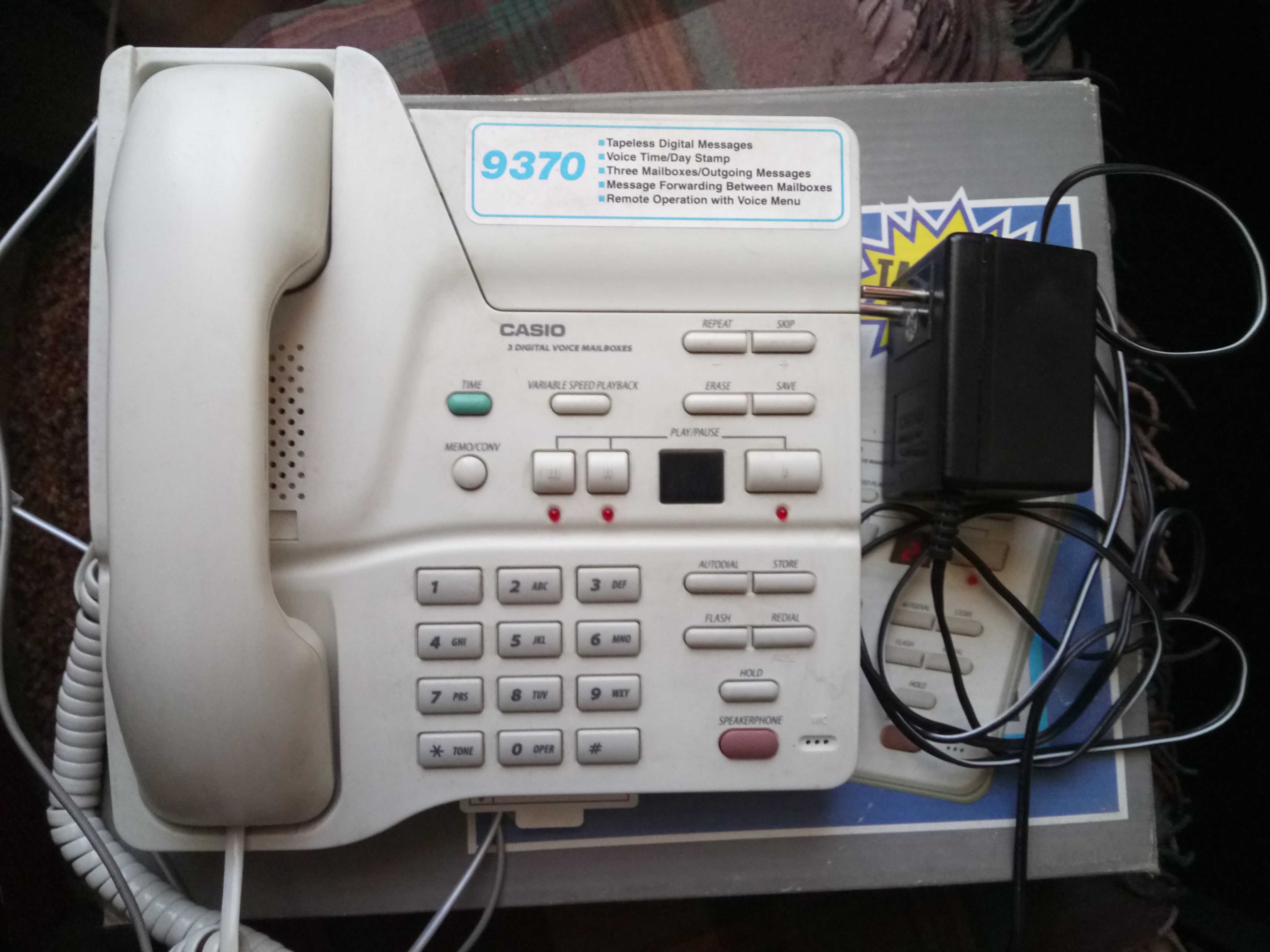 Стаціонарний телефон Casio 9370 з автовідповідачем
