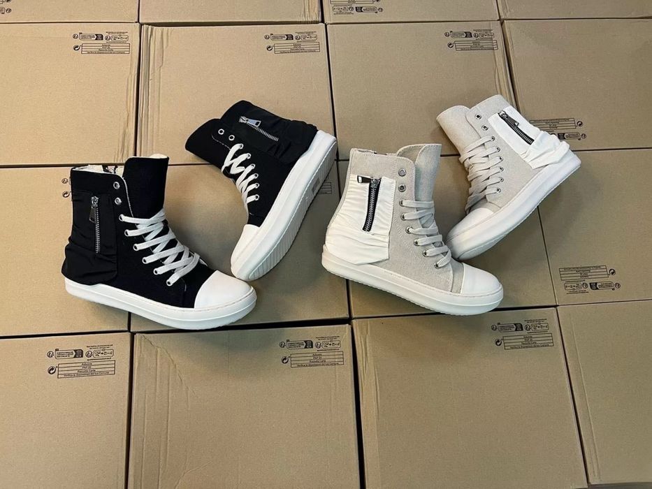 Кеды Rick Owens Ramones cargo | рик оверс рамоны