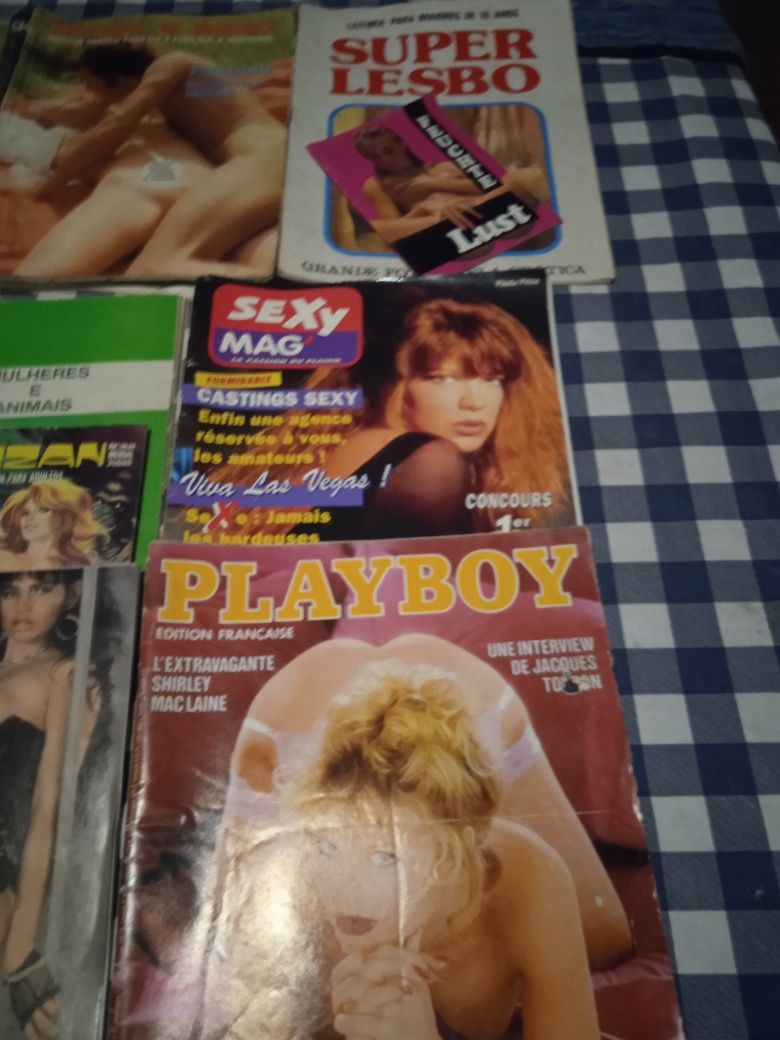 Revistas de pornografia, antigas anos 70