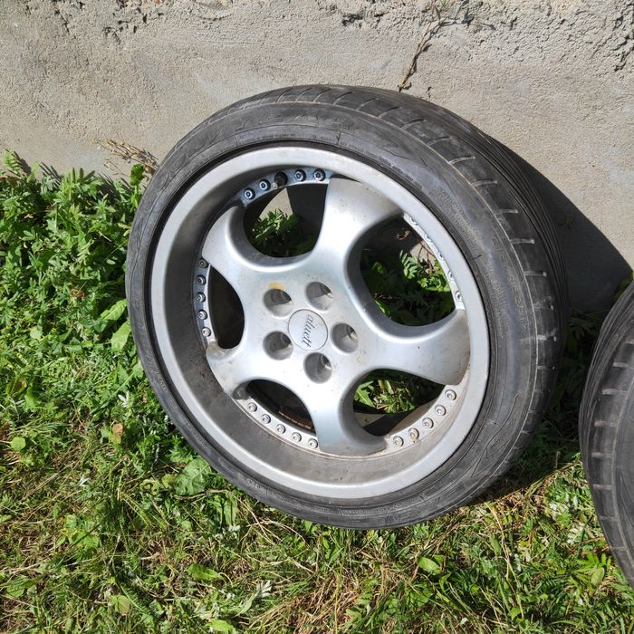 Koła felgi opony 17 Audi 80 B4 8jx17 ET35 Aluett Komplet 5x100