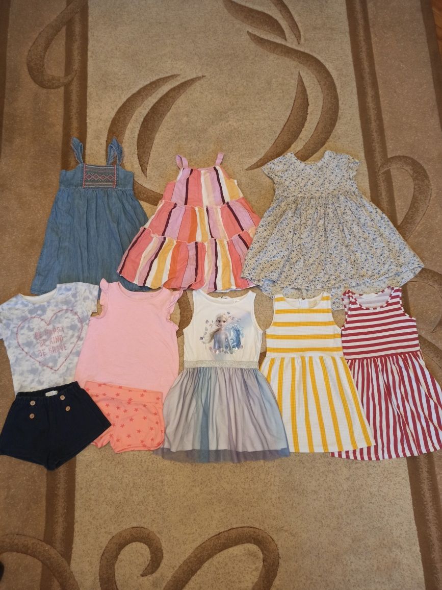 Набір, пакет літнього одягу для дівчинки 4-5 роки. Zara, H&M, Next