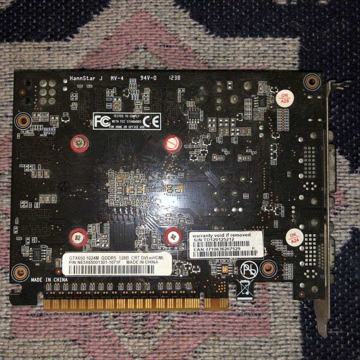 Відеокарта Palit GTX 650 1Gb 128 bit