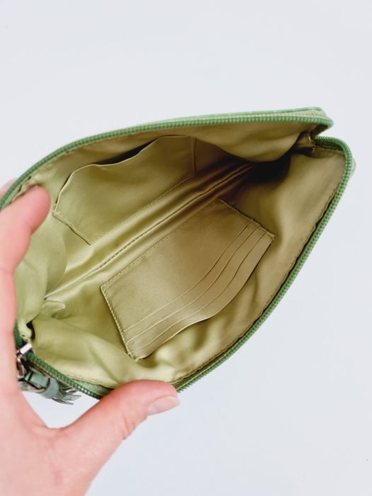 Enny włoska saszetka kosmetyczka portfel Vintage skórzany Bottega