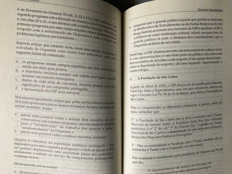 Sinfonias Incompletas, de Álvaro Cassuto