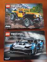 Legos Technic Jeep Wrangler 42122 e McLaren Senna GTR 42123 novos sela