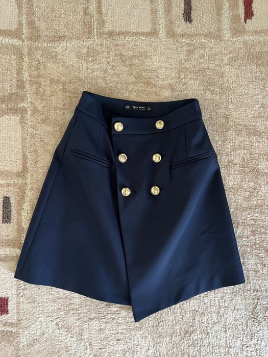 ZARA spodniczka granatowa