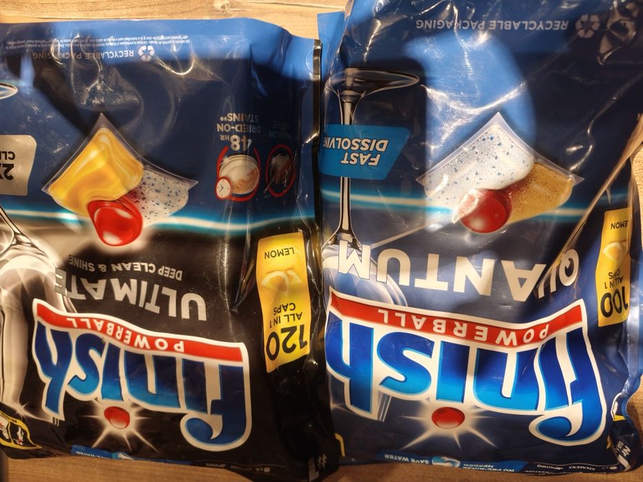 Tabletki do zmywarki finiszh dwa opakowania łącznie 220 kapsułek