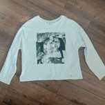 Massimo Dutti_biala bluzka z nadrukiem_146-158