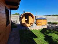 Sauna Beczka 300cm Garden Barrel Sauna Ogrodowa z Piecem - Producent !