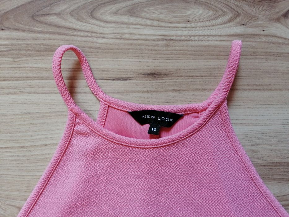 NOWA letnia luźna różowa sukienka na ramiączkach New Look 38 M