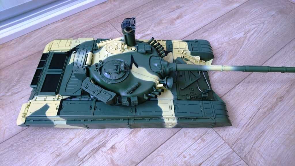 Czołg skala 1/16 kompletna wieża i góra wanny T 72 do modelu RC