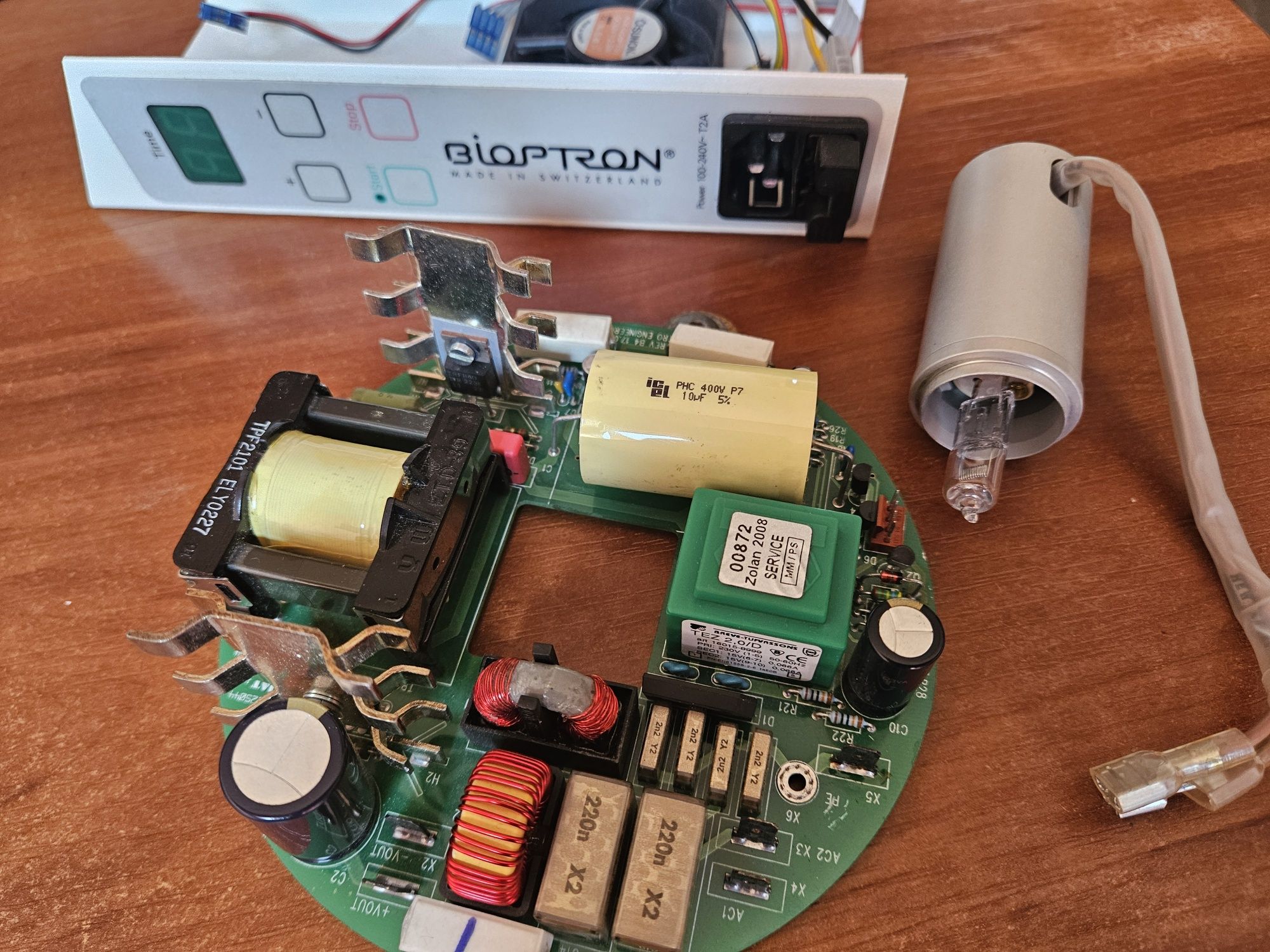 Nowe czesci do lampy bioptron 2 Zepter