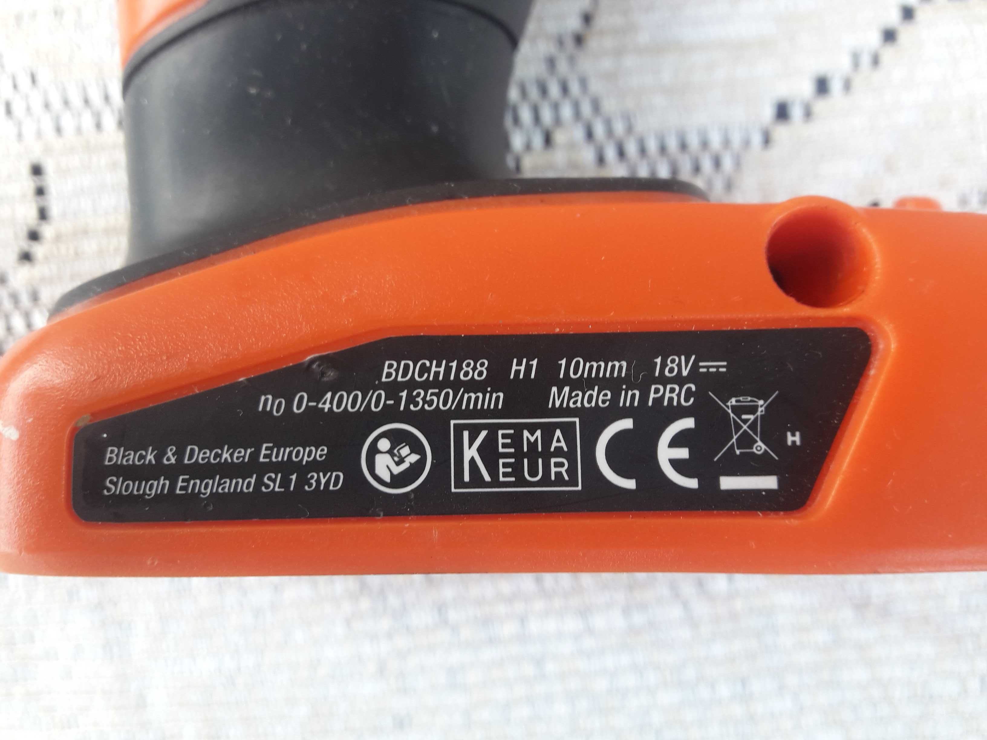 BLACK+DECKER Akumulatorowa wiertarka udarowa 18 V