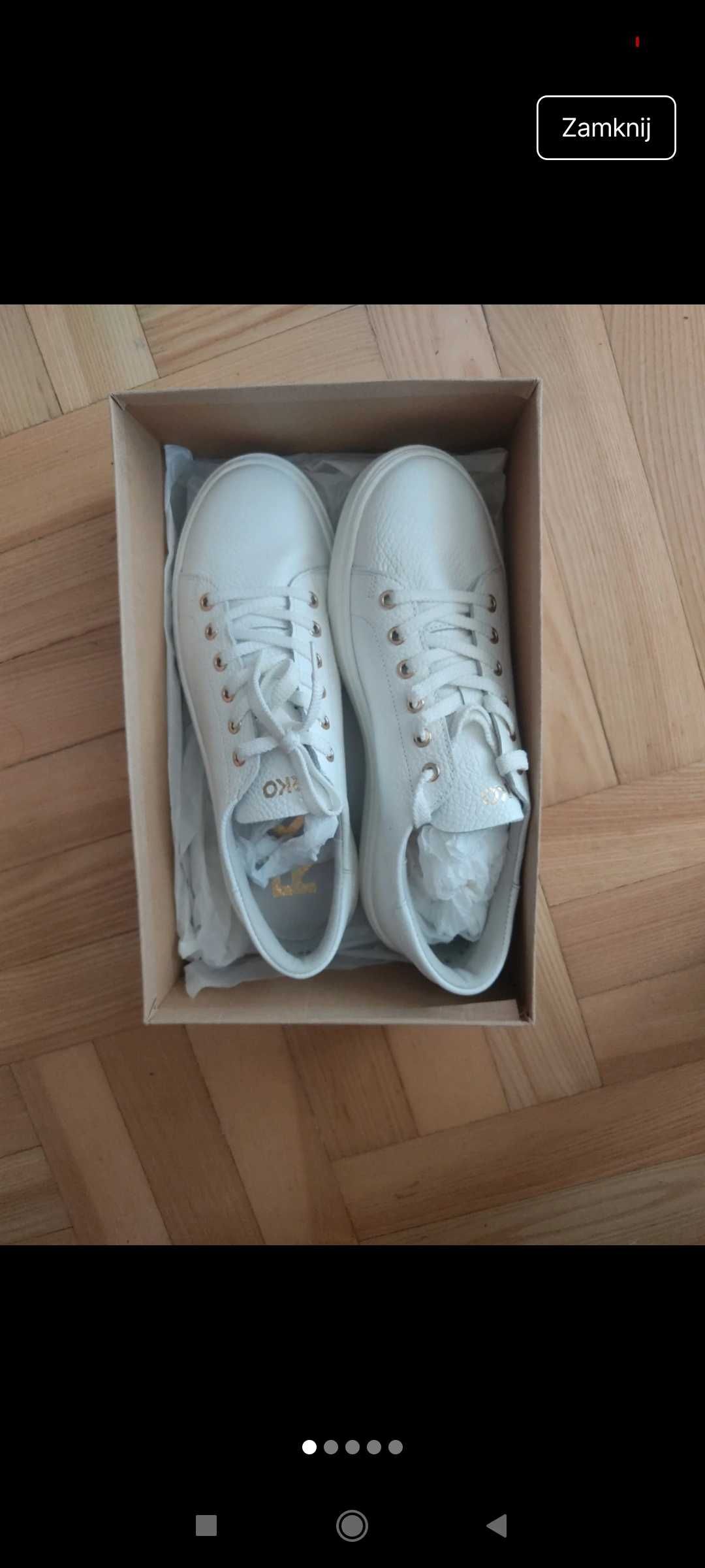 Białe Sneakersy Ryłko