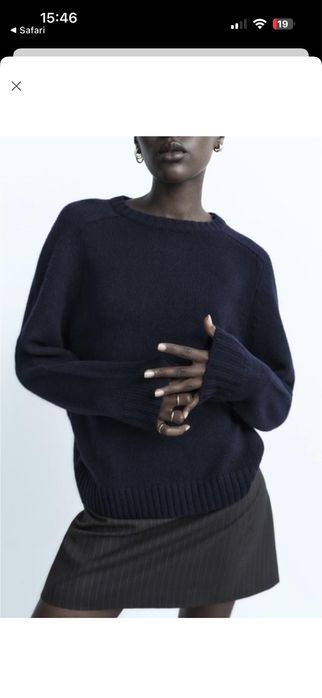 Zara вовняний светр 100% вовна шерсть cos arket