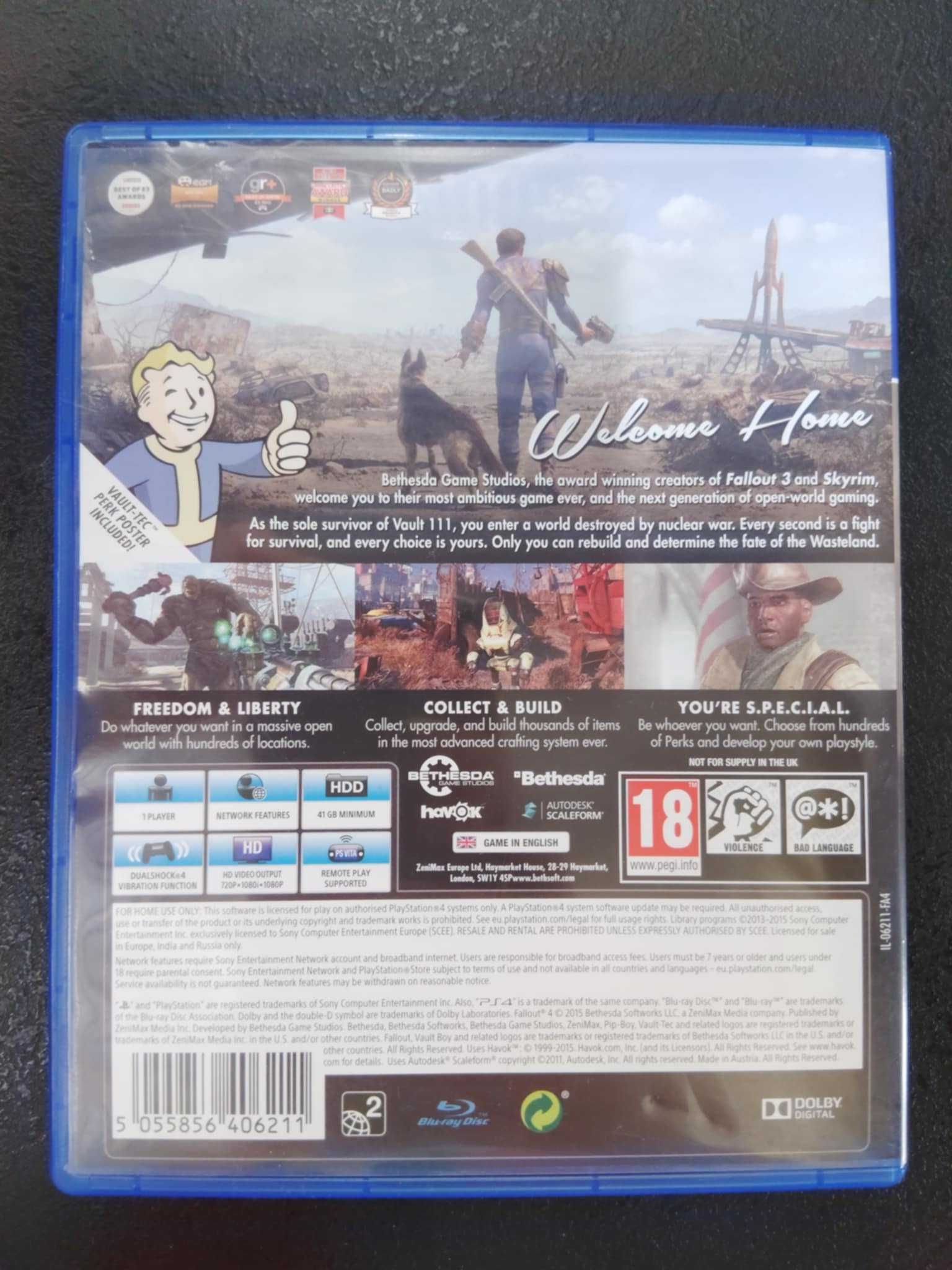Fallout 4 PS4 Angielska wersja gry