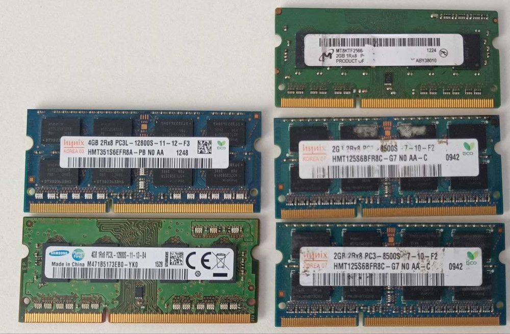 оперативна память 2 GB, 4 GB, Samsung, Hynix