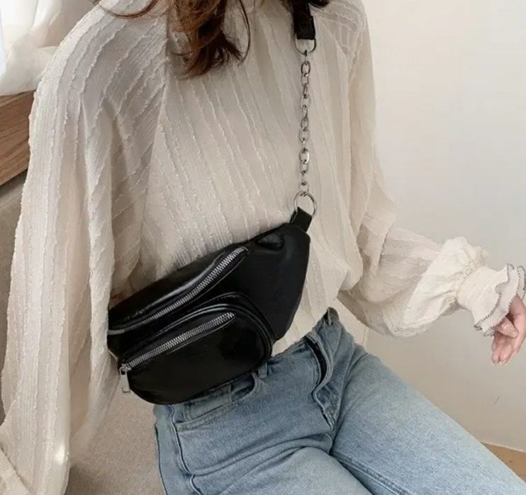 Женская ,поясная сумка,эко-кожа