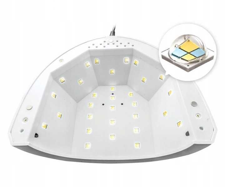 Lampa Do Paznokci Hybryd iŻeli z Lustrzanym DnemClavier+3 lakiery baza