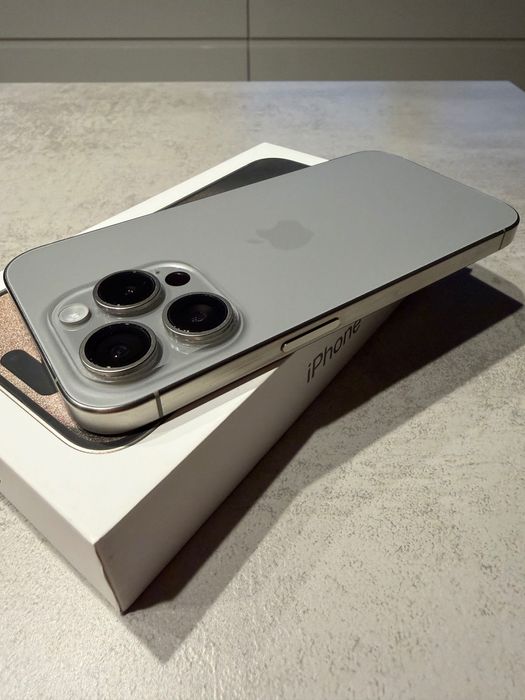 iPhone 15 PRO 128 GB Natural Titanium - stan IDEALNY!!!