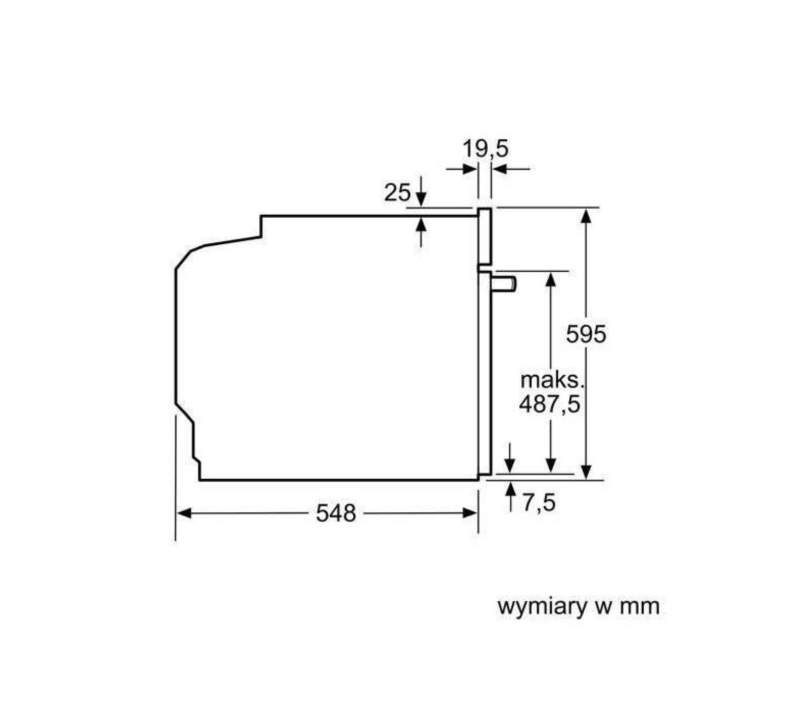 Вбудована духова шафа BOSCH HBA534BW0 духовка встроенный духовой шкаф