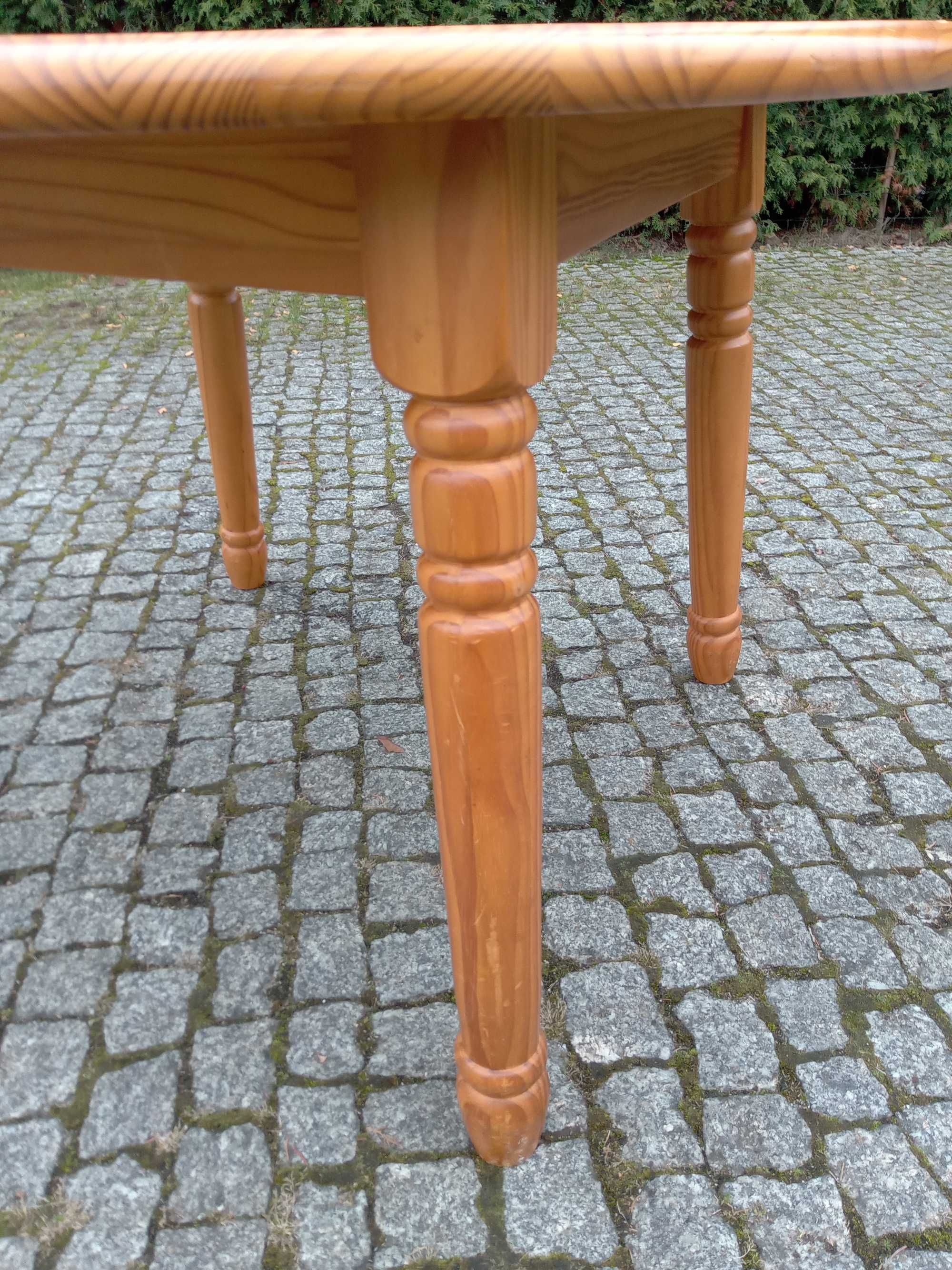 Duży Stół kuchni jadalni drewniany, toczone rustykalny okrągły biurko