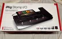 Pedaleira guitarra IK MULTIMEDIA iRig Stomp I/O