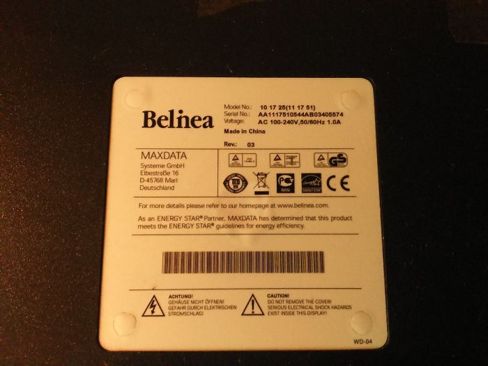 Monitor LCD, Belinea 17" z głośnikami
