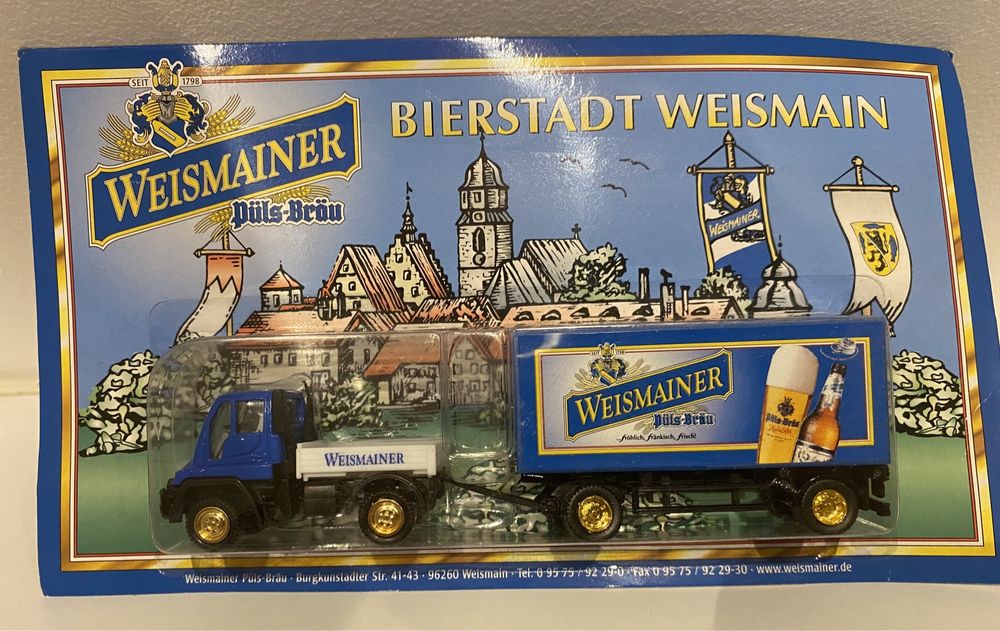 Weismaner ciężarówka z naczepą piwo jasne