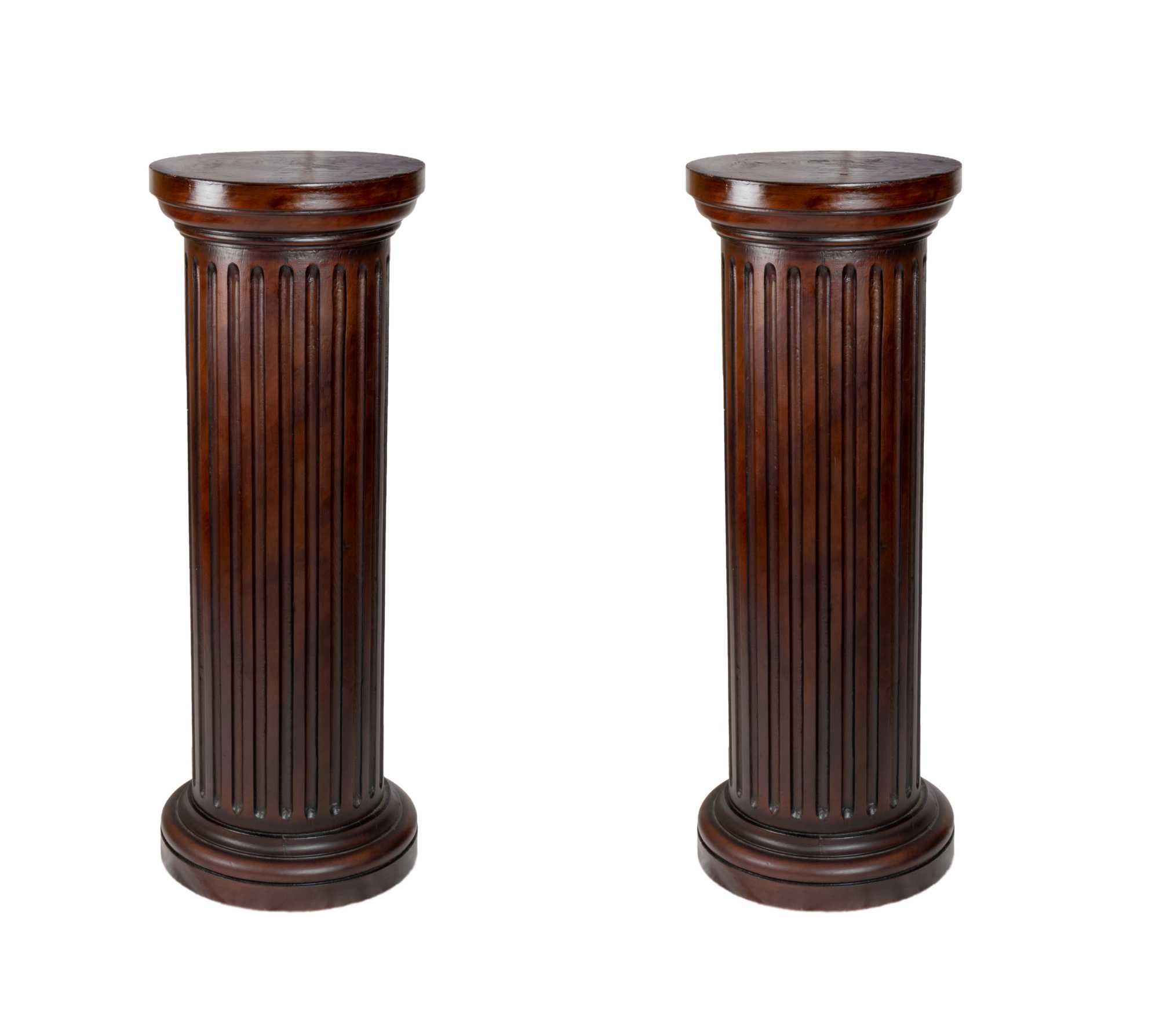 Colunas pedestal dóricos madeira  Luís Filipe | século XIX