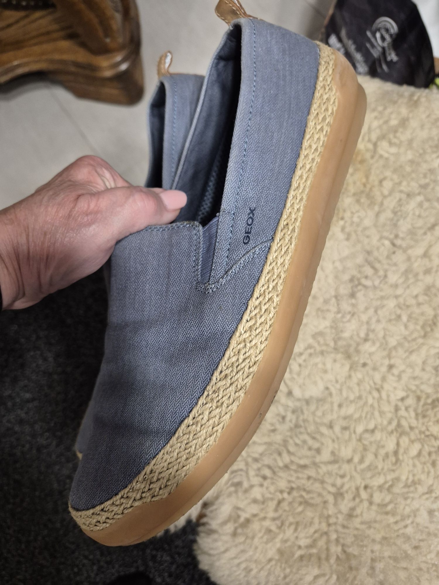 Geox męskie espadrylle 43
