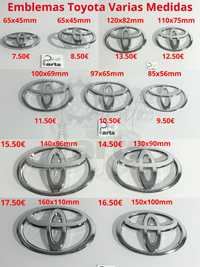 Emblemas (logótipos) Toyota várias medidas