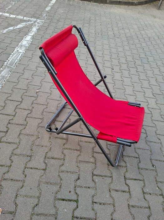 Leżak dwu-pozycyjny ogrodowy, plażowy