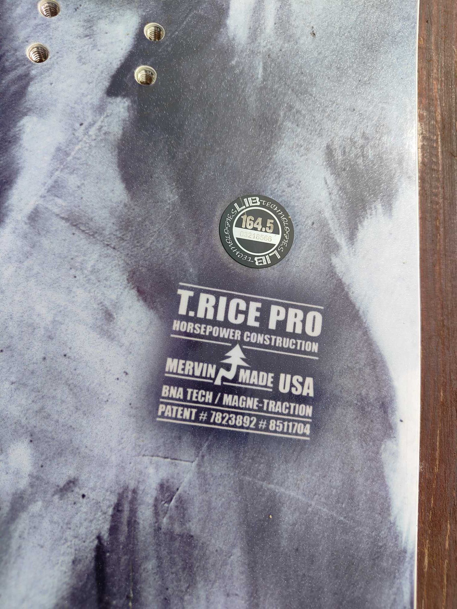 Deska snowboardowa 164 Lib Tech T. Rice Pro twin rocker Snowboard 164