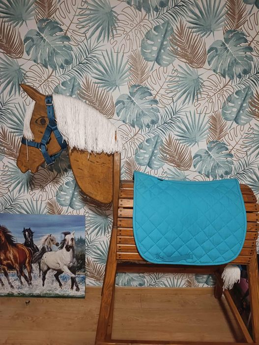 Drewniany koń treningowy