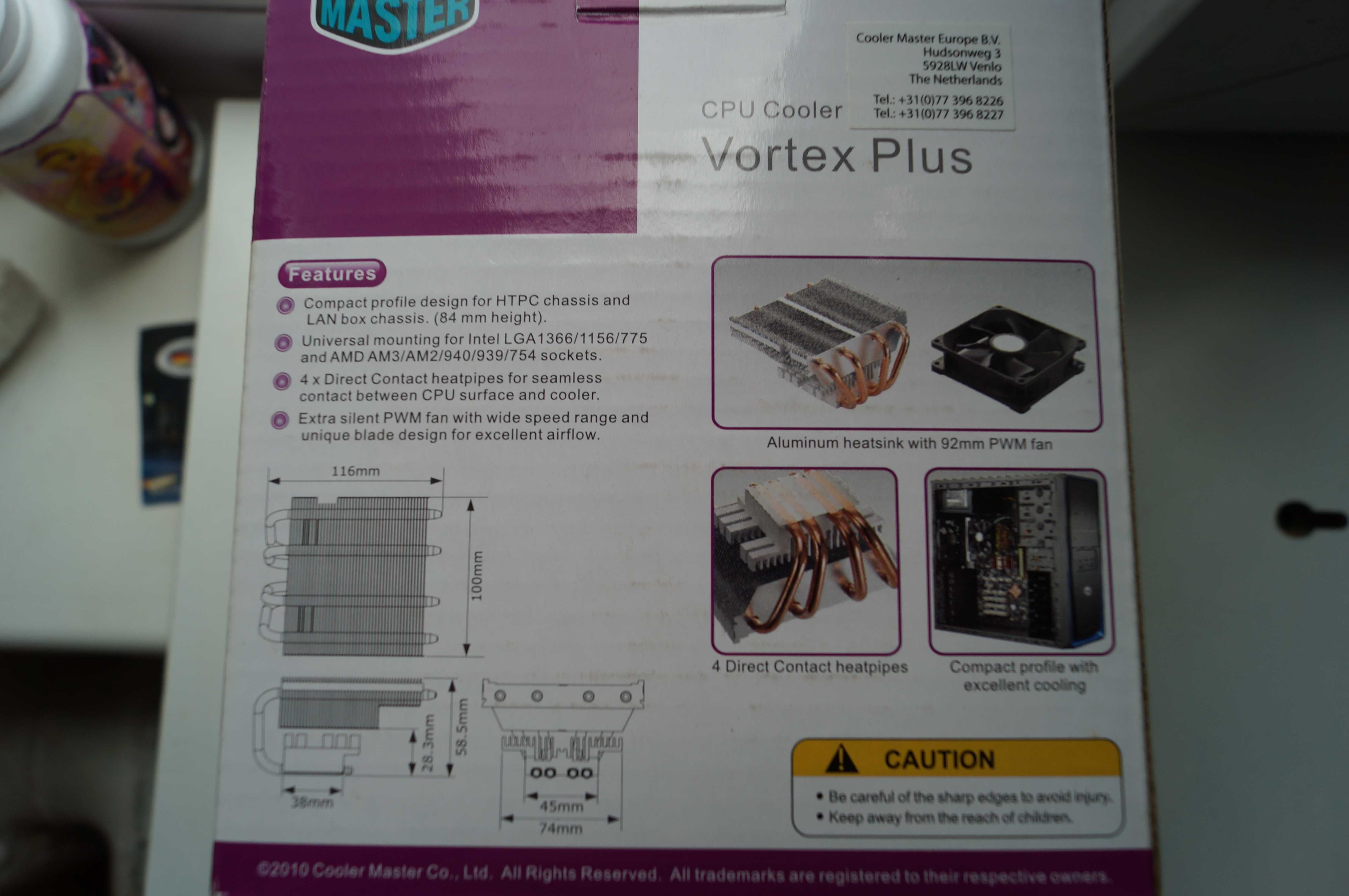 Крепление под Intel для Cooler Master Vortex Plus RR-VTPS-28PK-R1