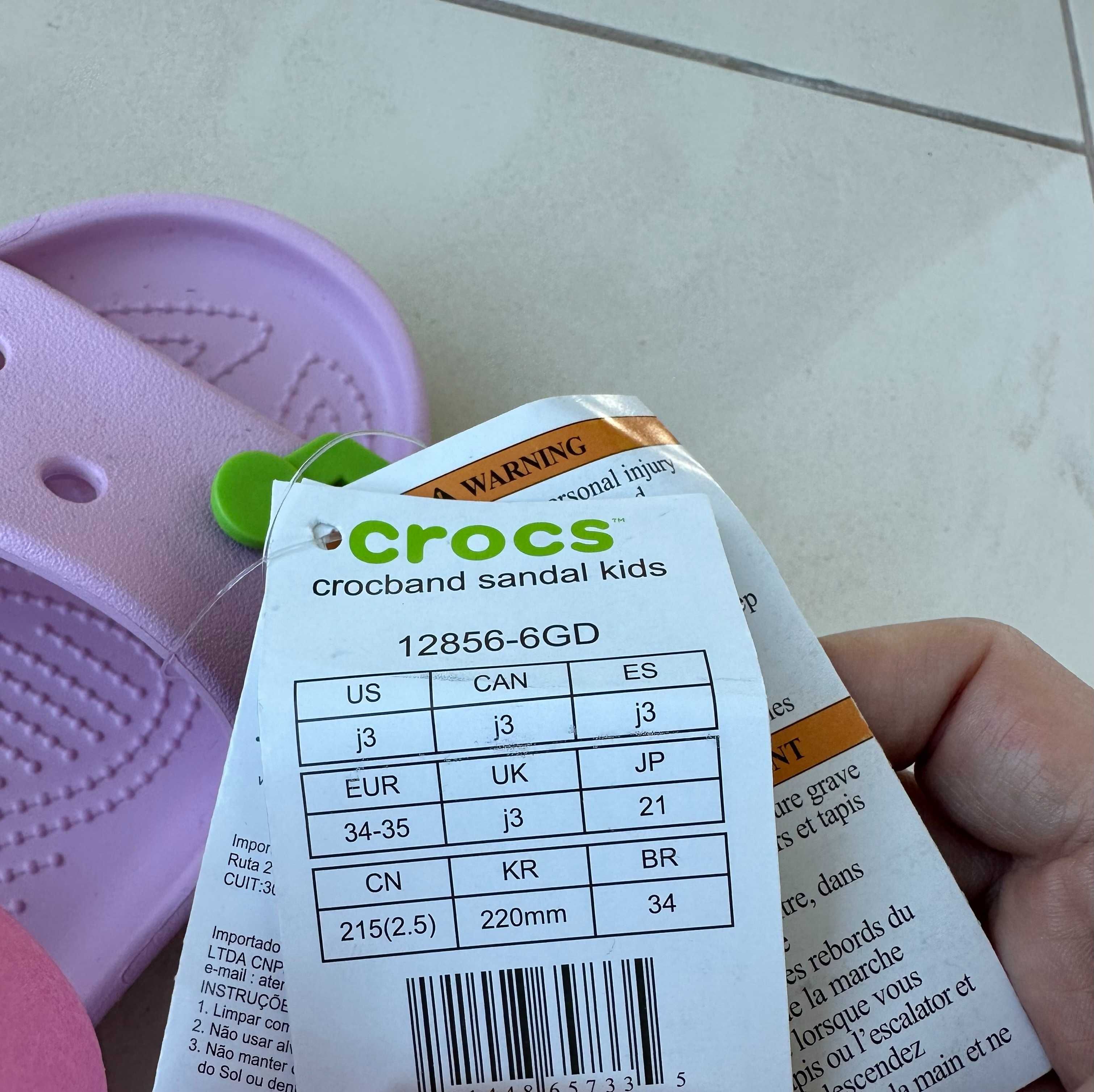 Crocs crocband sandal kids j3