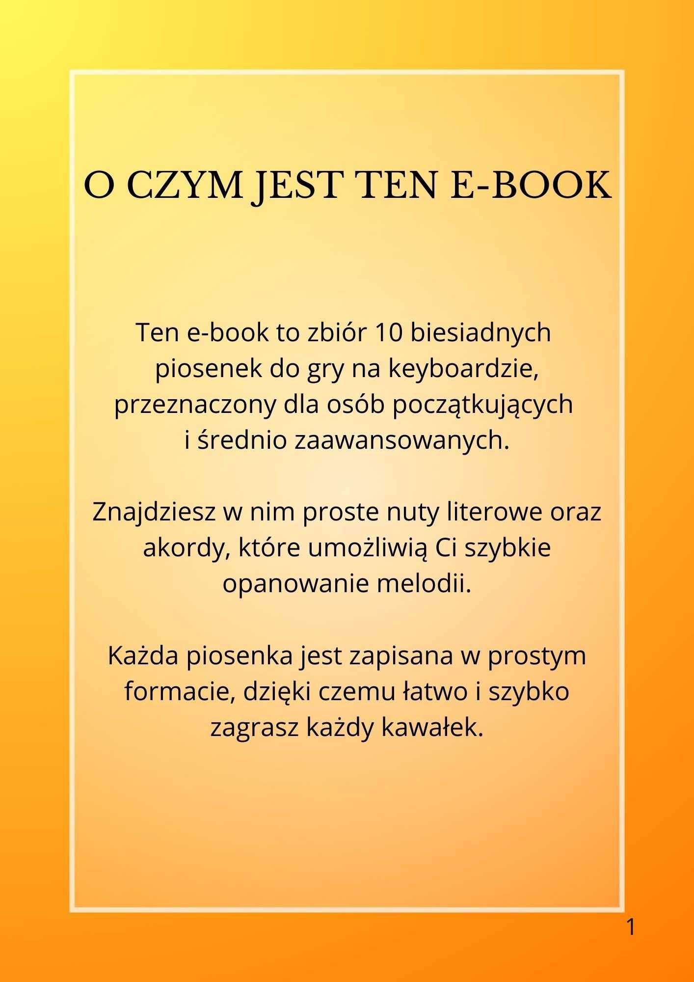 Nuty literowe biesiadne - 10 piosenek [PDF]