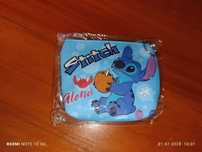 Stitch mini portfel na monety z brelokiem (pij kokosa)