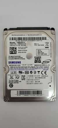 używany dysk twardy HDD 2,5" Samsung 500GB 7200 rpm SATA