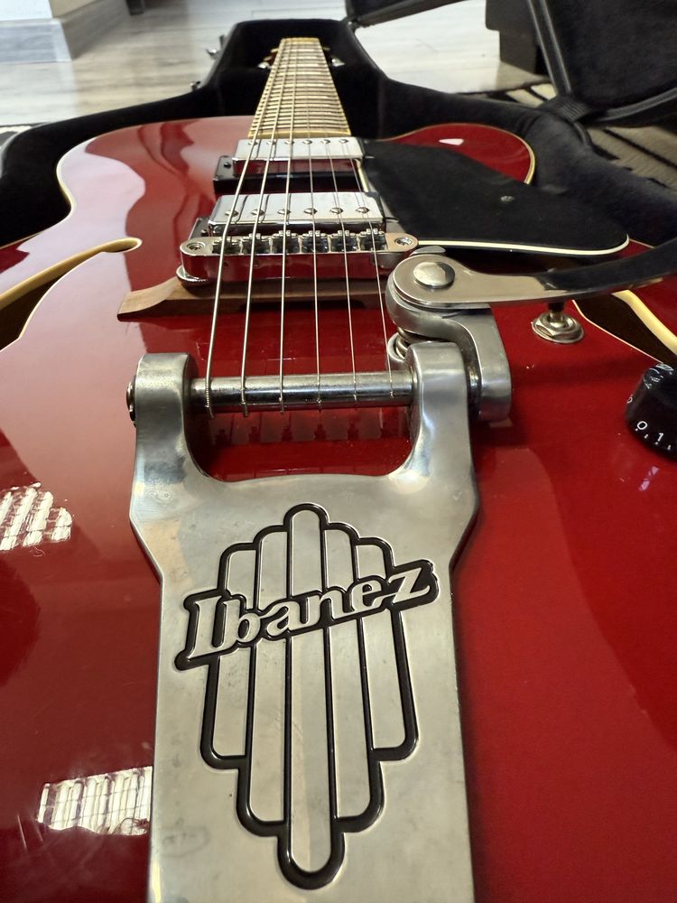 Gitara hollow body Ibanez AFS75T TRD 12-01 z futerałem RockCase