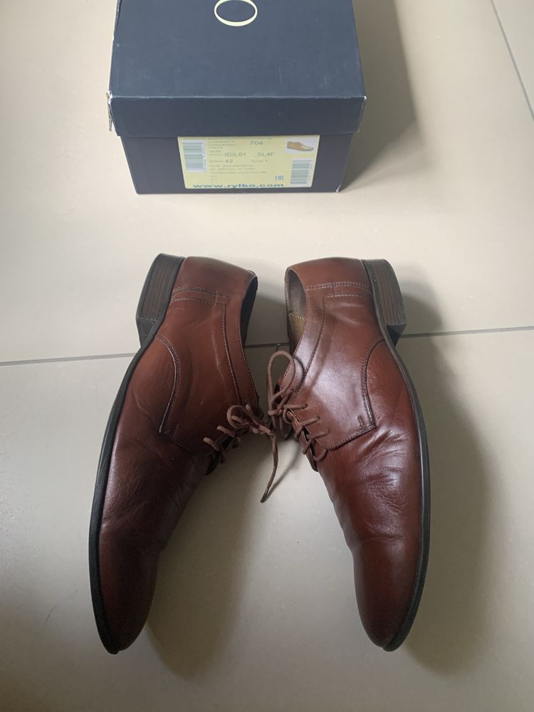 Buty męskie z naturalnej skóry roz. 42