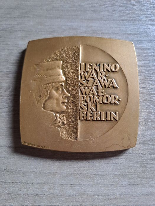 Medal Lenino Warszawa wał pomorski Berlin lwp