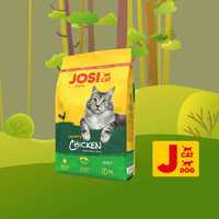 JosiCat Crunchy Chicken 10кг від Josera. Корм з птицею для котів