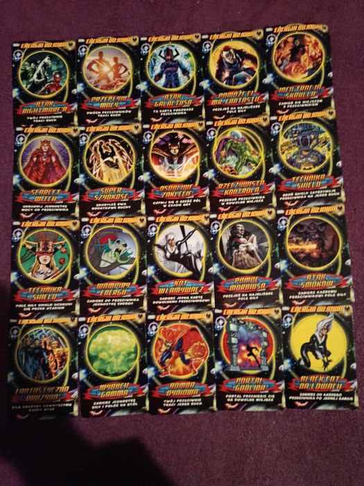 Karty Marvel Spider Man Heroes & Villains