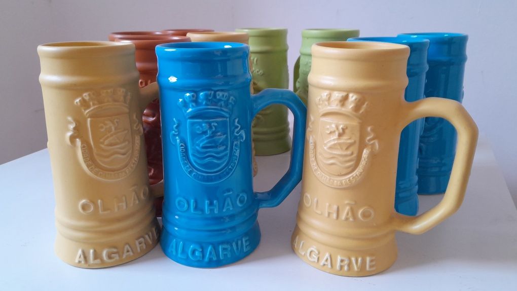 Canecas do festival de marisco de Olhão